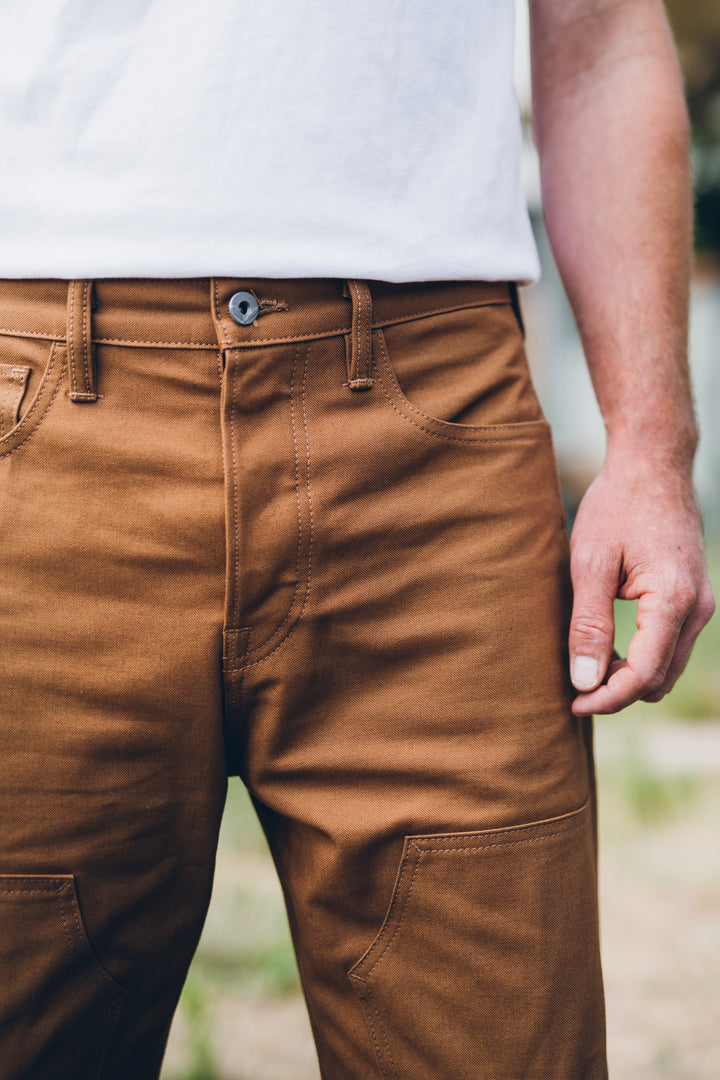 RGT x Berkeley Supply 12oz Canvas Double Knee Strider - Camel