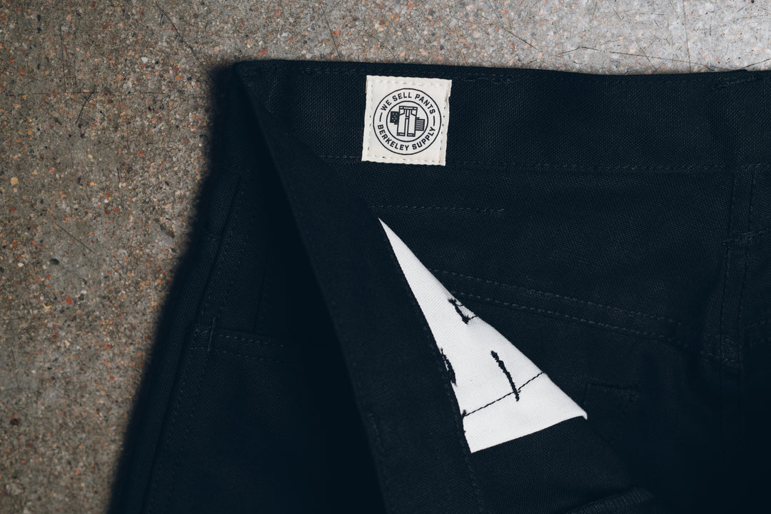 RGT x Berkeley Supply 12oz Canvas Double Knee Strider - Black
