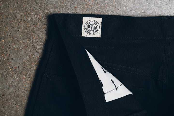 RGT x Berkeley Supply 12oz Canvas Double Knee Strider - Black