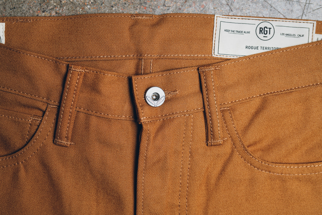 RGT x Berkeley Supply 12oz Canvas Double Knee Strider - Camel