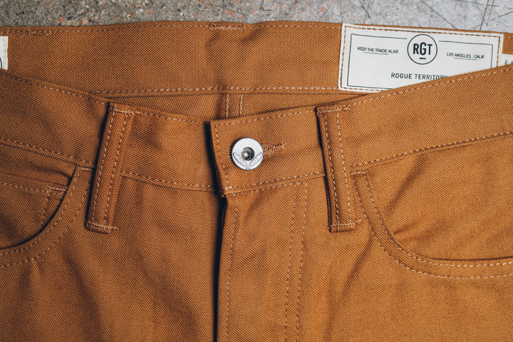 RGT x Berkeley Supply 12oz Canvas Double Knee Strider - Camel