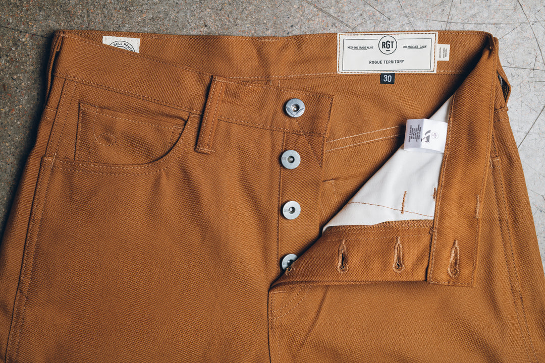 RGT x Berkeley Supply 12oz Canvas Double Knee Strider - Camel