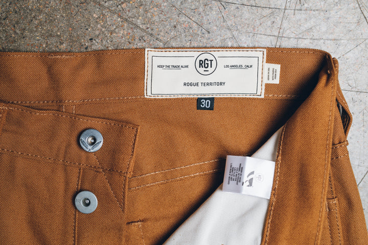 RGT x Berkeley Supply 12oz Canvas Double Knee Strider - Camel