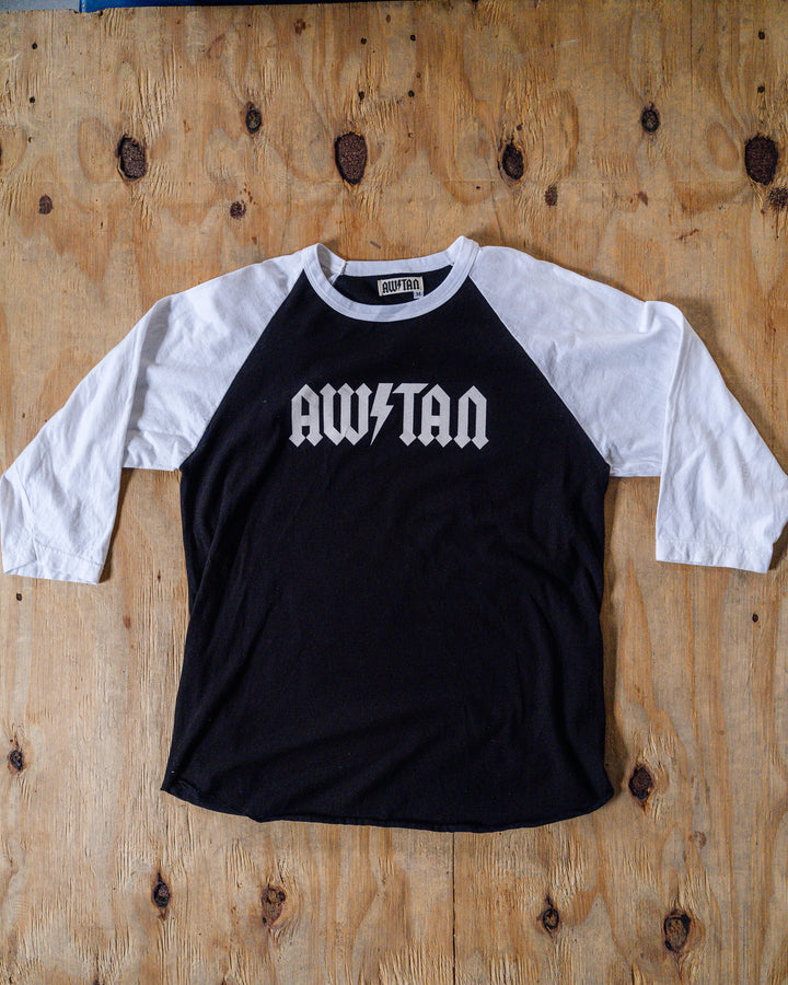 Awitan Made Me Do It Raglan - Black/White