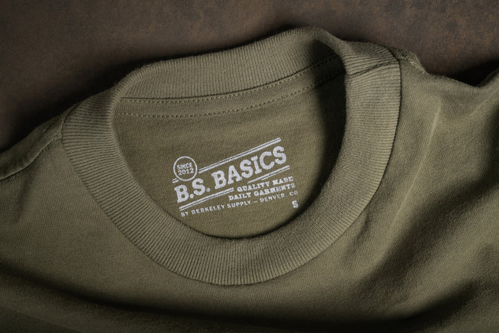 BS Basics Heavyweight Tee - Fatigue