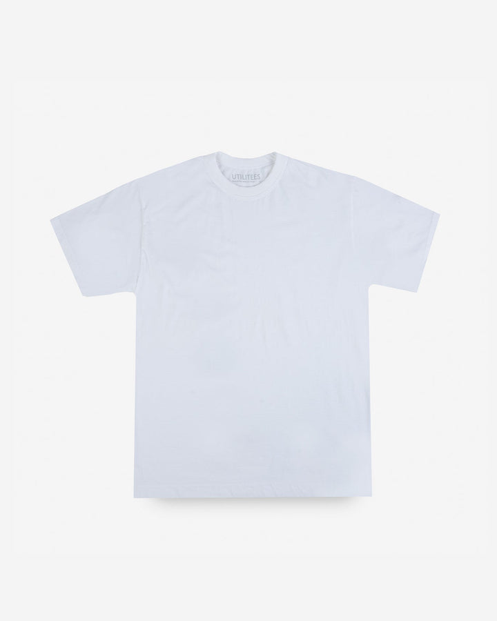 Iron Heart - UTILITEES Loopwheel Crew Neck T-shirt in White