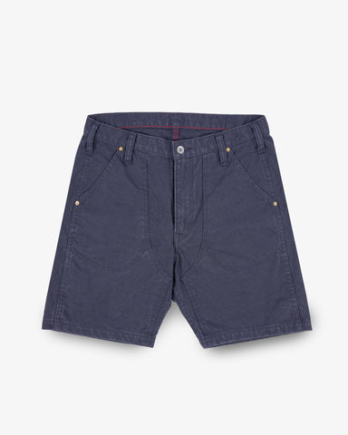Iron Heart - 10 oz Double Front Duck Shorts in Black
