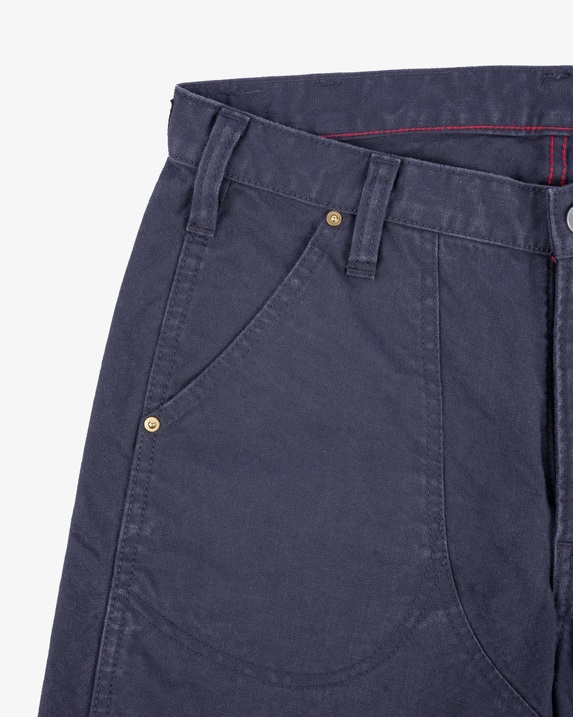 Iron Heart - 10 oz Double Front Duck Shorts in Black