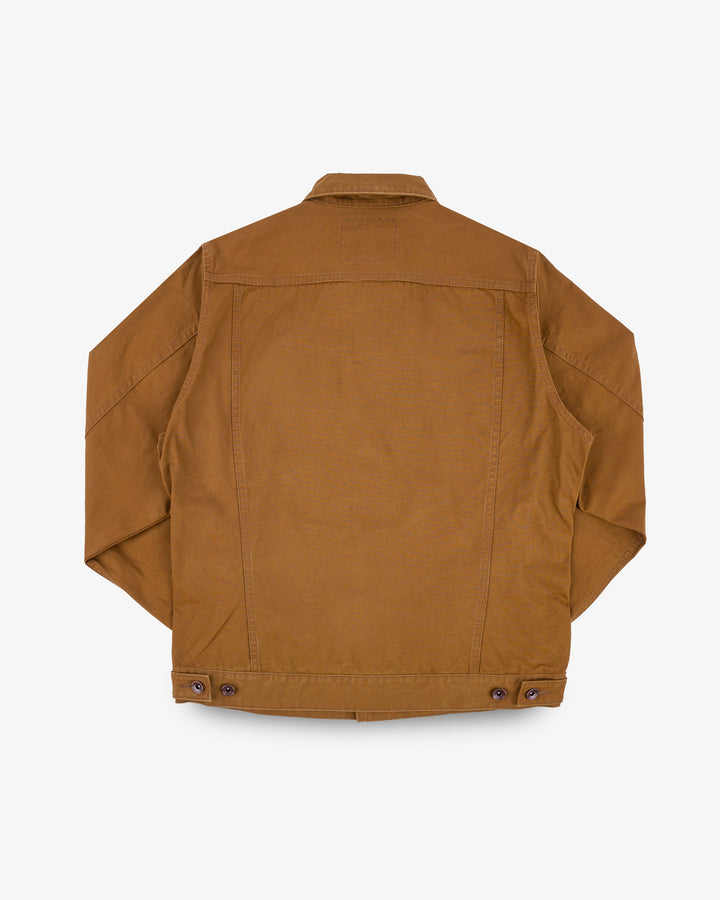 Iron Heart 9oz Canvas Type III Jacket - Brown