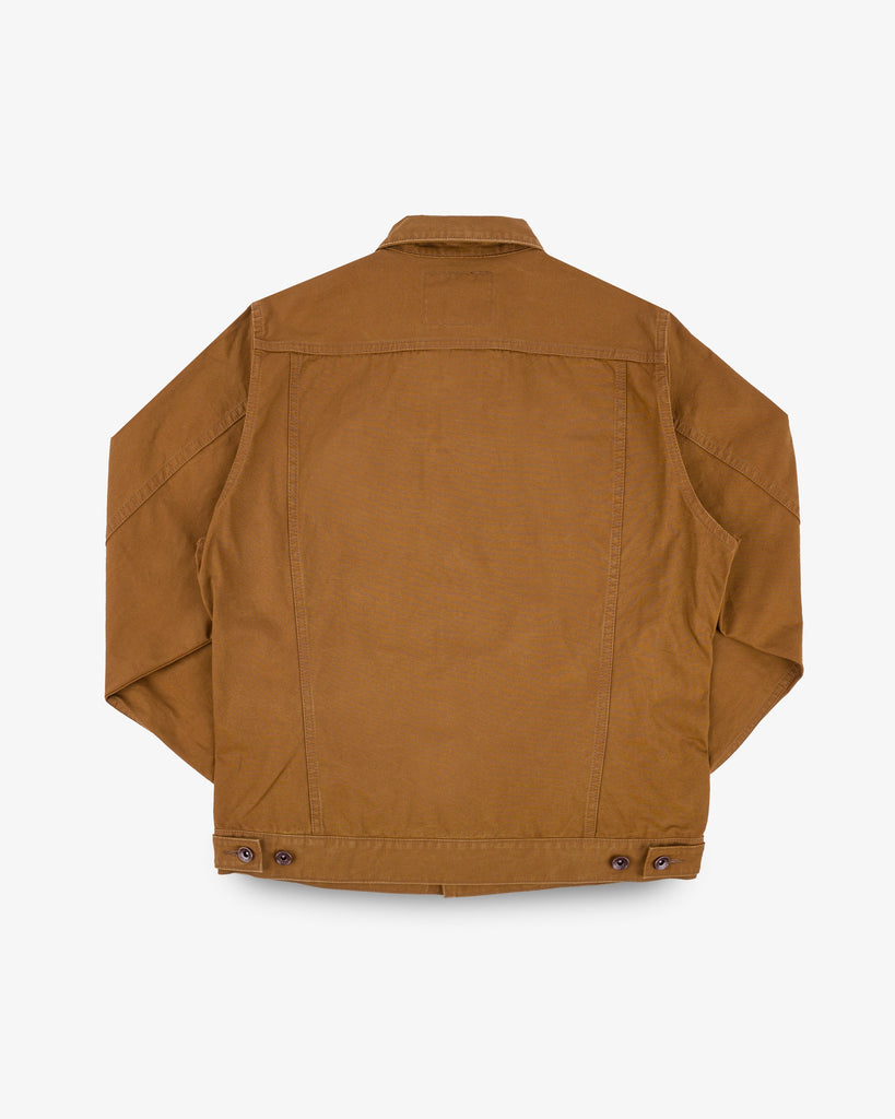 Iron Heart 9oz Canvas Type III Jacket - Brown