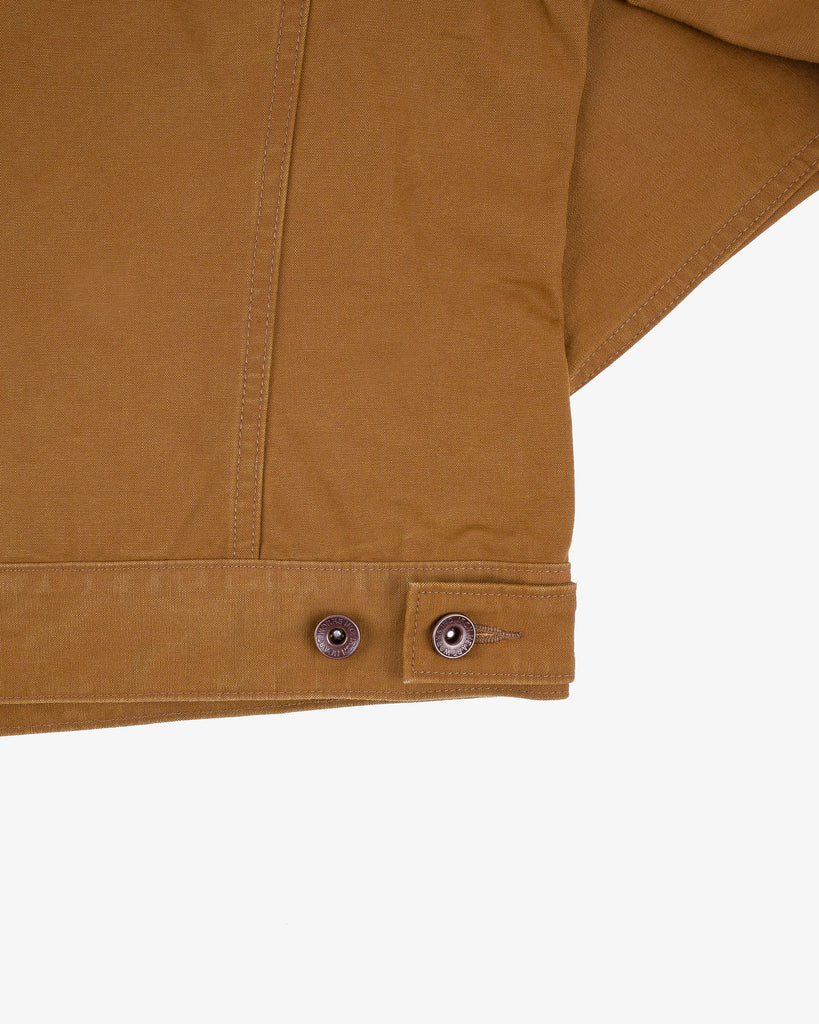 Iron Heart 9oz Canvas Type III Jacket - Brown