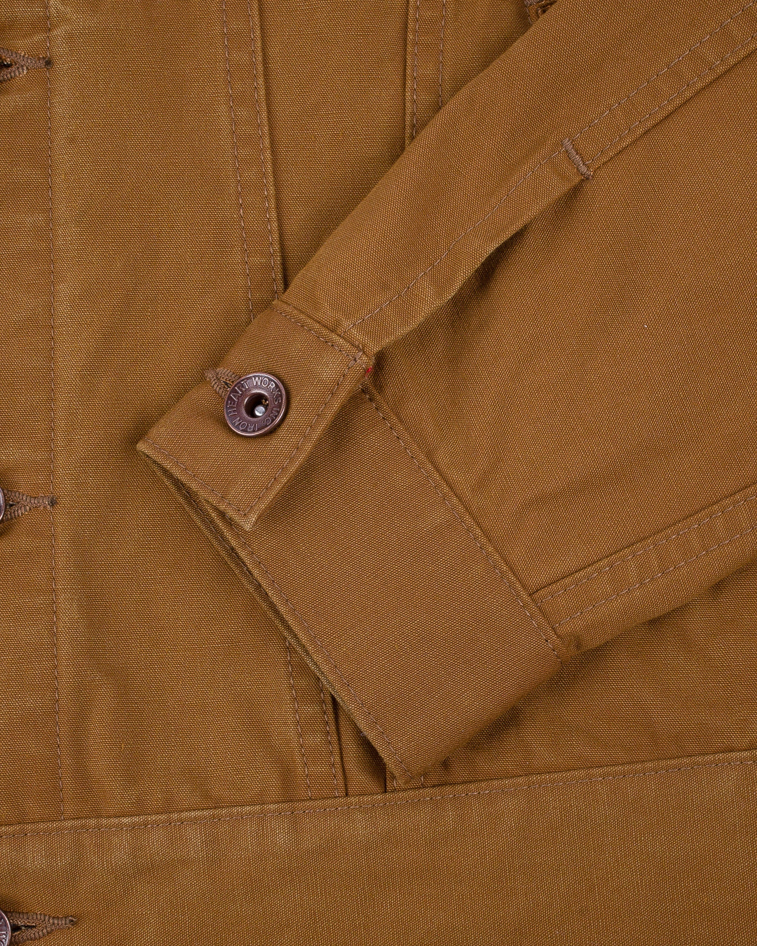 Iron Heart 9oz Canvas Type III Jacket - Brown