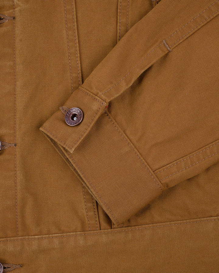 Iron Heart 9oz Canvas Type III Jacket - Brown