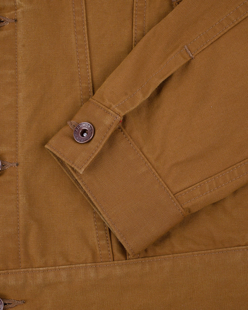 Iron Heart 9oz Canvas Type III Jacket - Brown