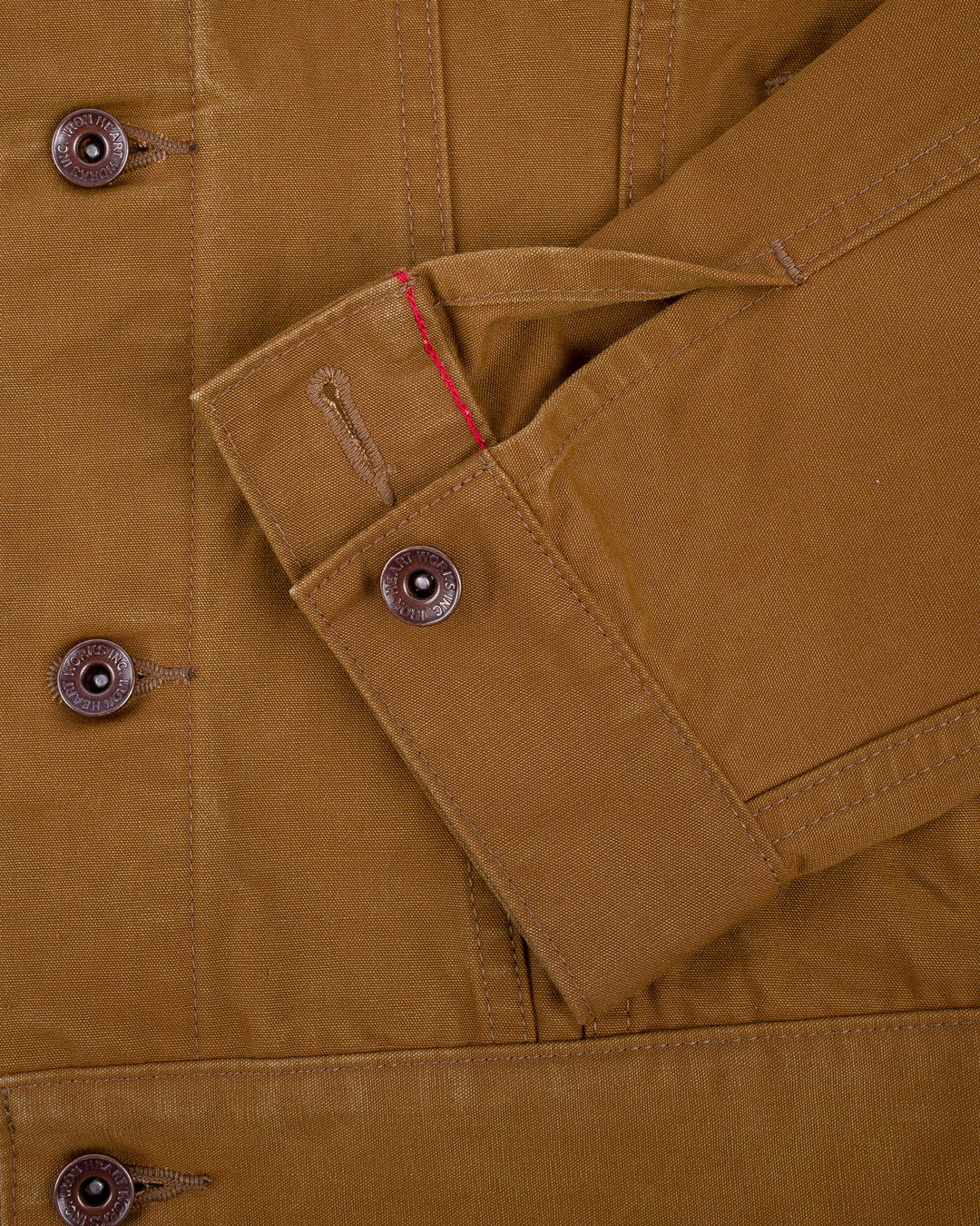 Iron Heart 9oz Canvas Type III Jacket - Brown