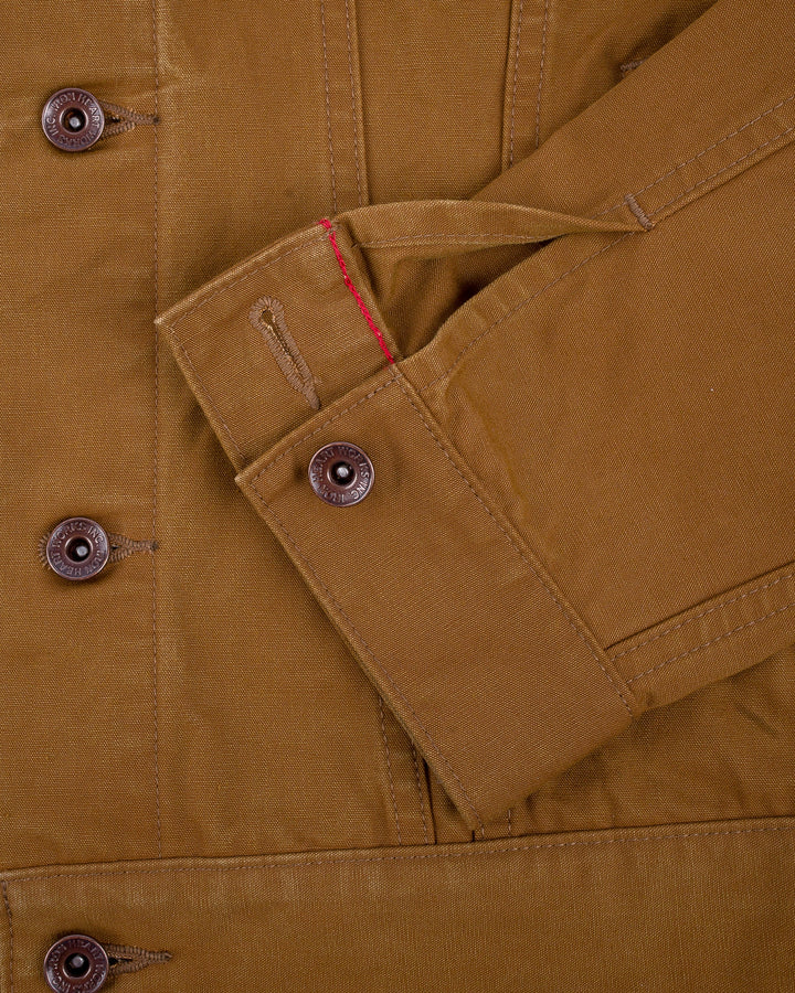 Iron Heart 9oz Canvas Type III Jacket - Brown