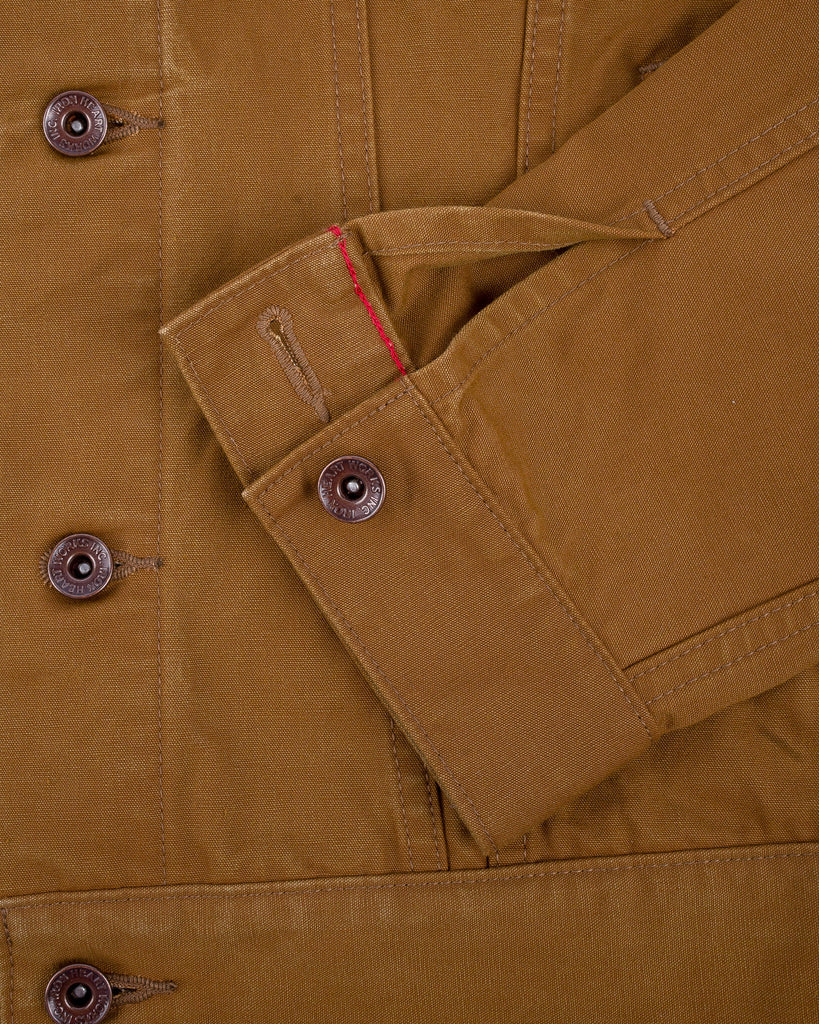 Iron Heart 9oz Canvas Type III Jacket - Brown