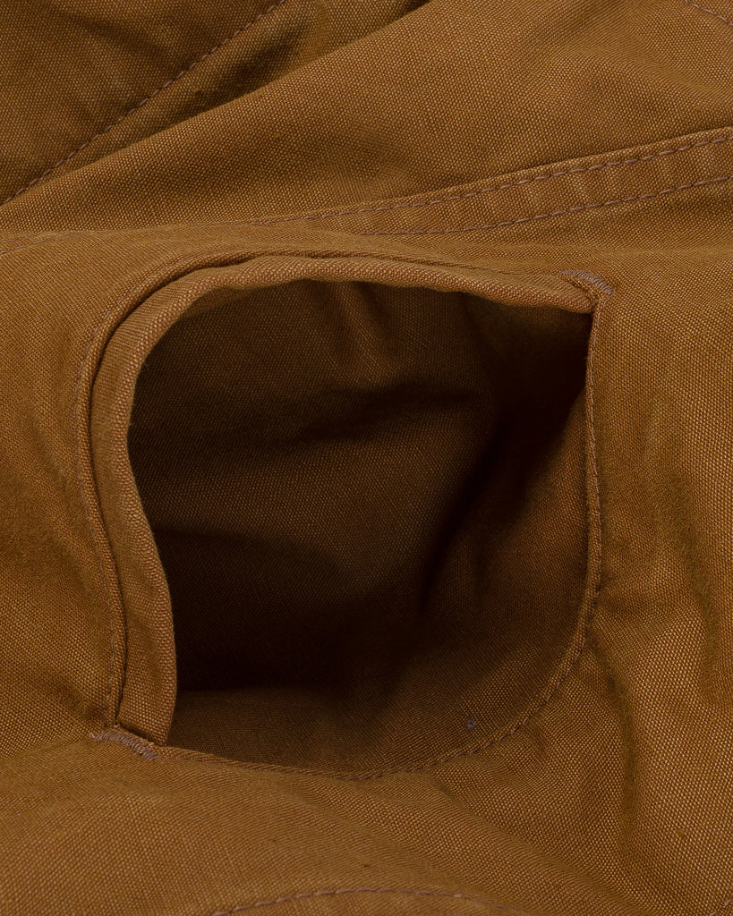Iron Heart 9oz Canvas Type III Jacket - Brown
