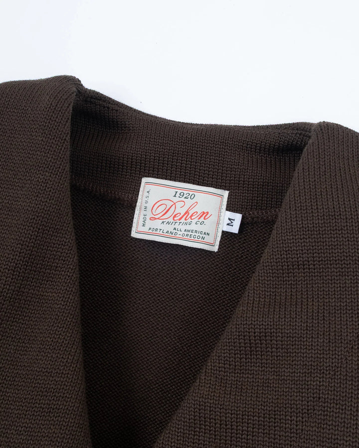Dehen 1920 Slouchy Cardigan - Brown