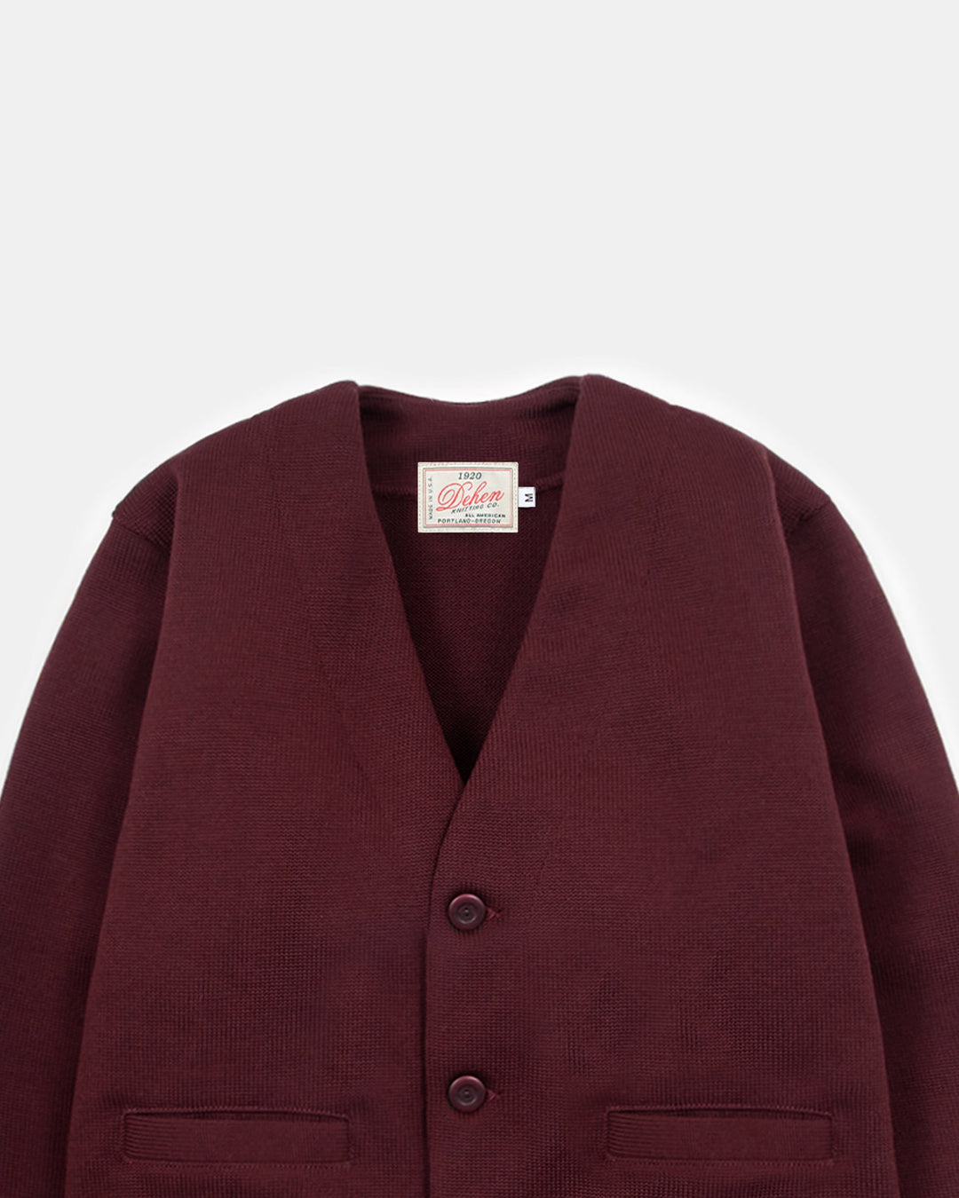 Dehen 1920 Slouchy Cardigan - Burgundy