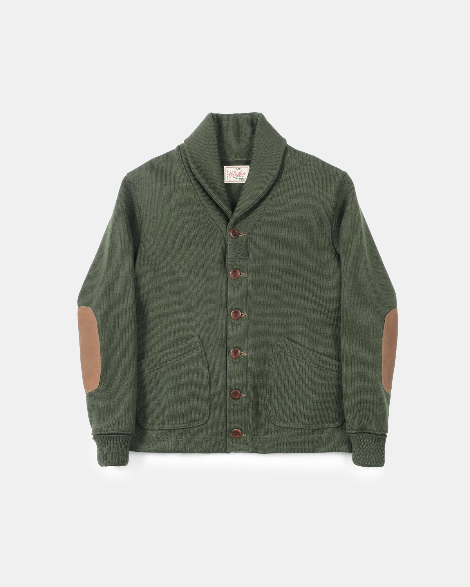 Dehen 1920 Wool Knit Shawl Sweater Coat 2.0 - Spruce – Berkeley Supply