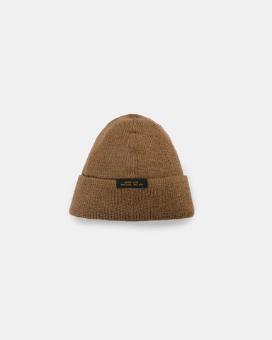 Dehen 1920 Wool Knit Watch Cap - Dark Tan