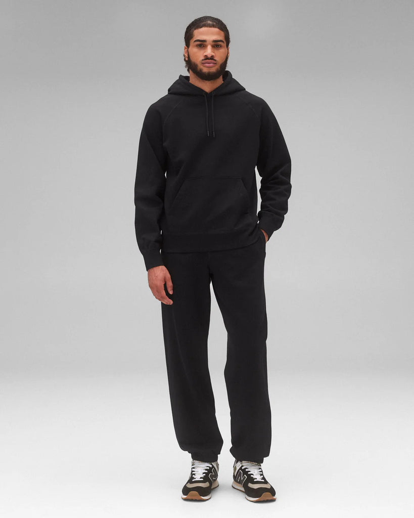 Reigning Champ Brushed Fleece Hoodie - Black