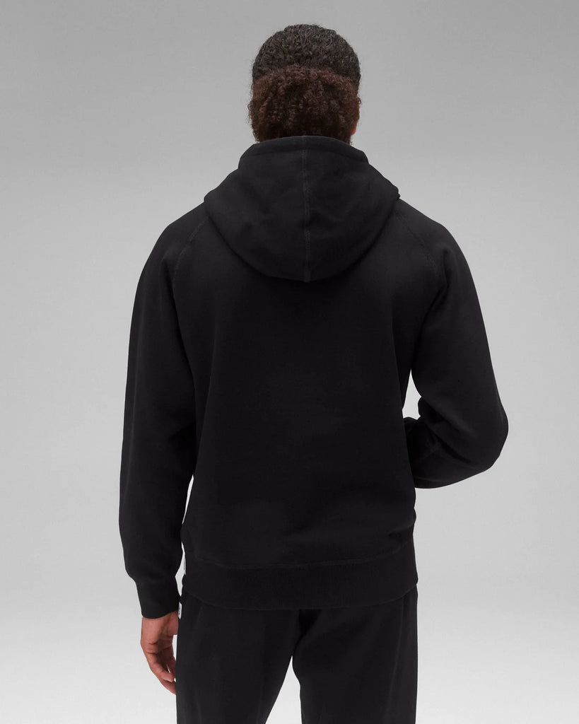 Reigning Champ Brushed Fleece Hoodie - Black