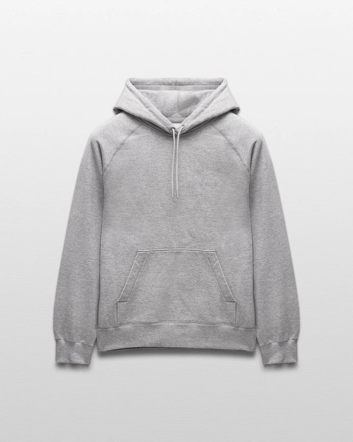 Reigning Champ Brushed Fleece Hoodie - Heather Grey