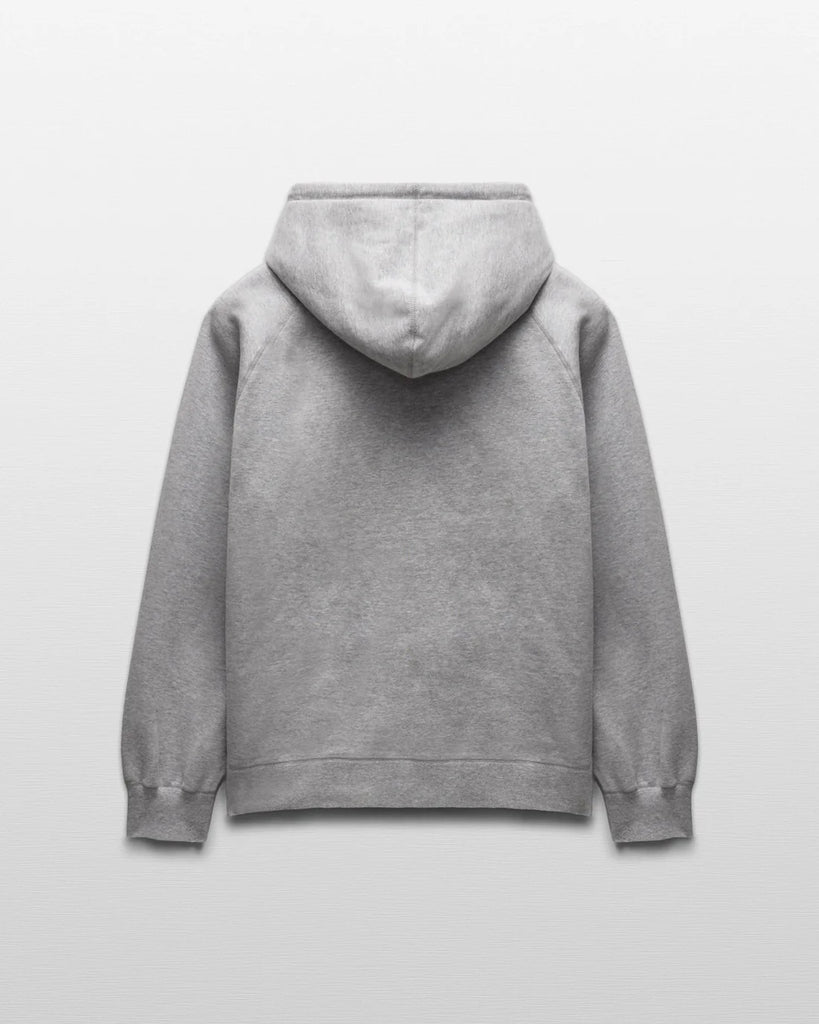 Reigning Champ Brushed Fleece Hoodie - Heather Grey