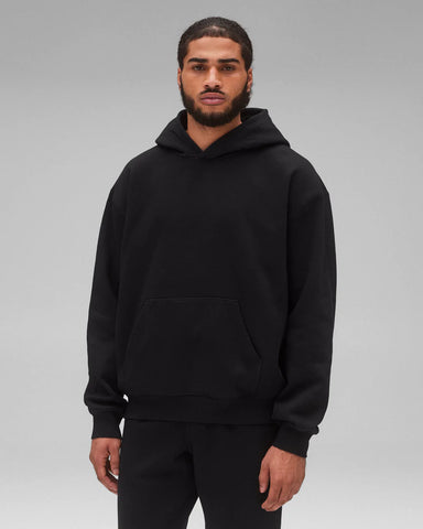 Reigning Champ Brushed Fleece '97 Relaxed Hoodie - Black