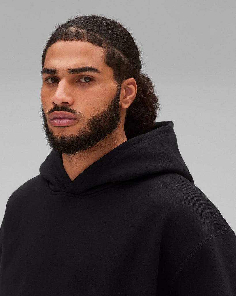 Reigning Champ Brushed Fleece '97 Relaxed Hoodie - Black