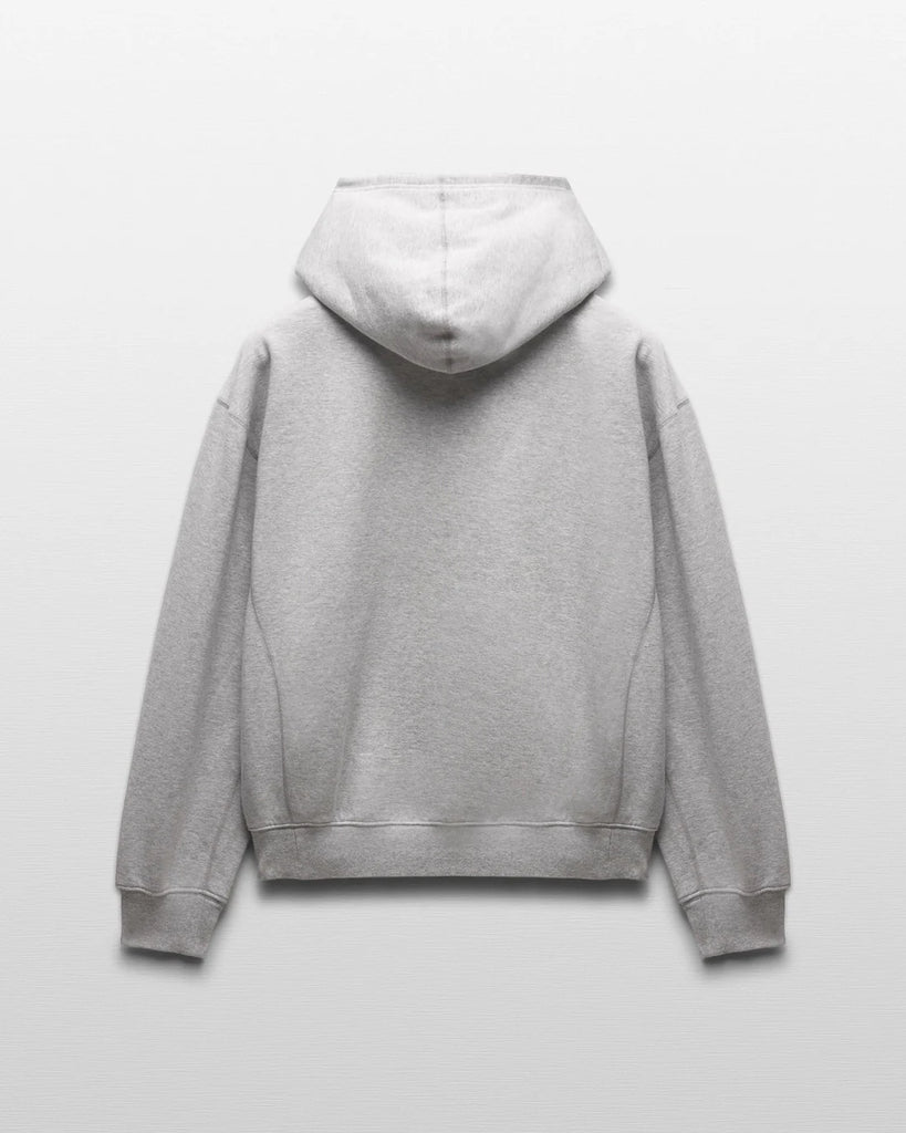 Reigning Champ Brushed Fleece '97 Relaxed Hoodie - Heather Grey