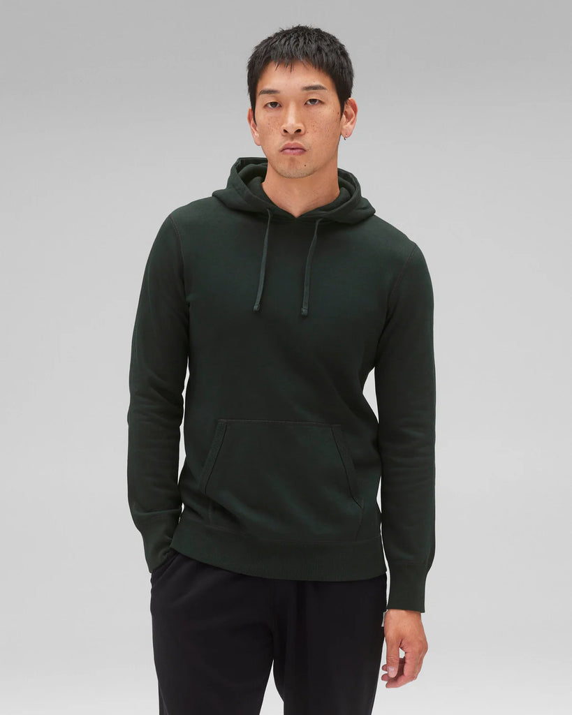 Reigning Champ Midweight Terry Slim Hoodie - Petrol