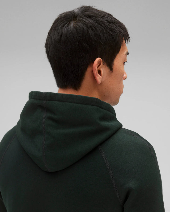 Reigning Champ Midweight Terry Slim Hoodie - Petrol