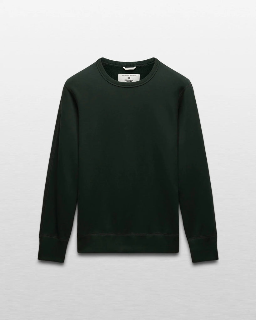 Reigning Champ Midweight Terry Slim Crewneck - Petrol