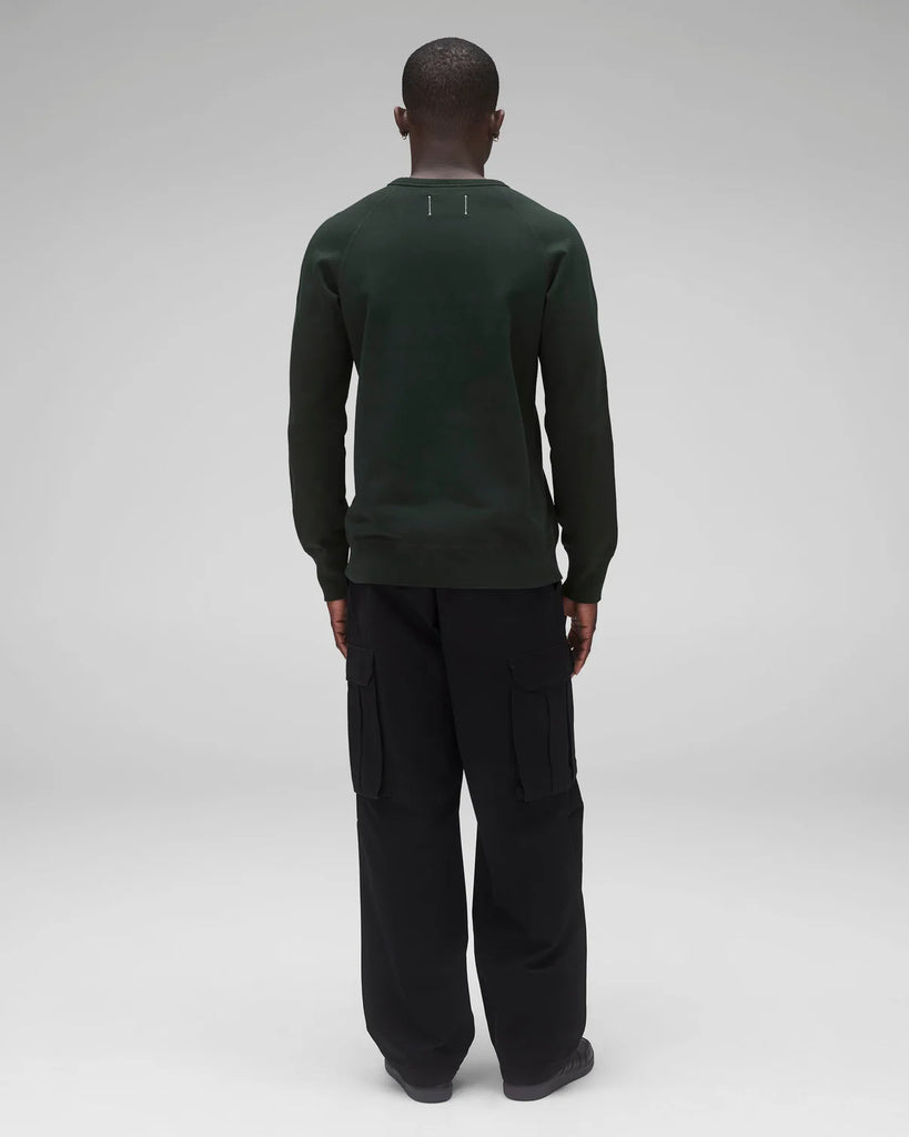 Reigning Champ Midweight Terry Slim Crewneck - Petrol