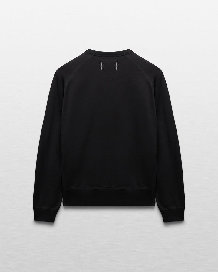 Reigning Champ - Knit Midweight Terry Relaxed Crewneck in Black
