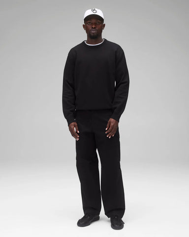 Reigning Champ Midweight Terry Standard Crewneck - Black