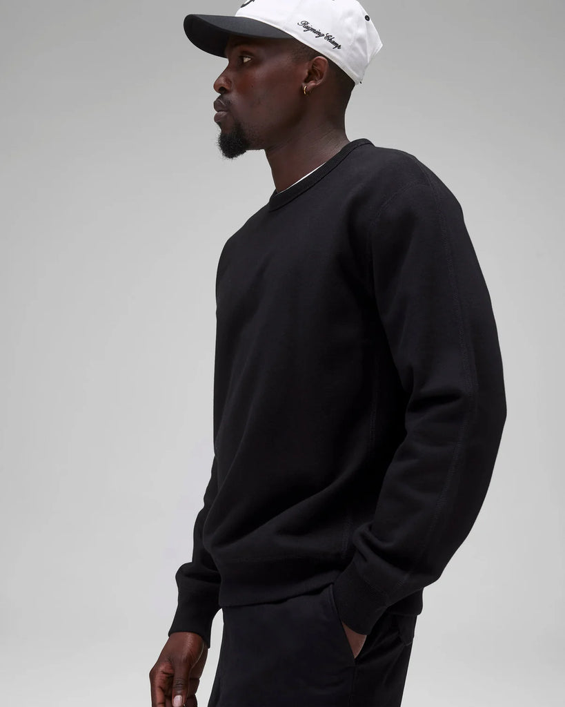 Reigning Champ Midweight Terry Standard Crewneck - Black