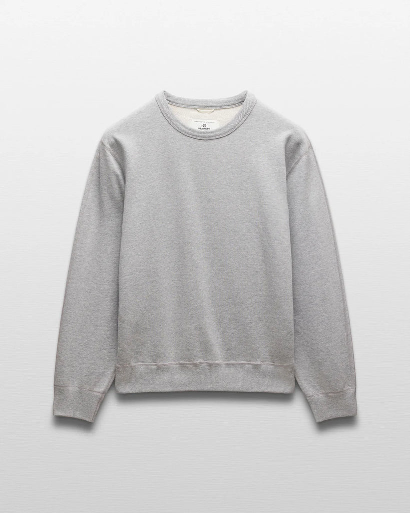 Reigning Champ Midweight Terry Standard Crewneck - Heather Grey