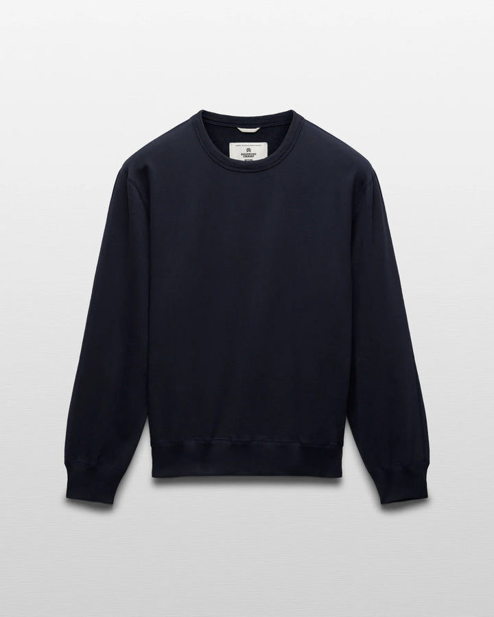 Reigning Champ Midweight Terry Standard Crewneck - Navy