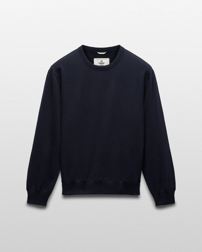 Reigning Champ Midweight Terry Standard Crewneck - Navy