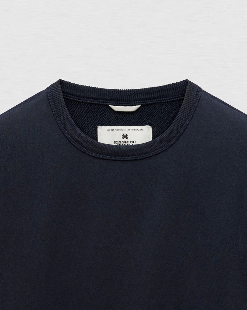 Reigning Champ Midweight Terry Standard Crewneck - Navy