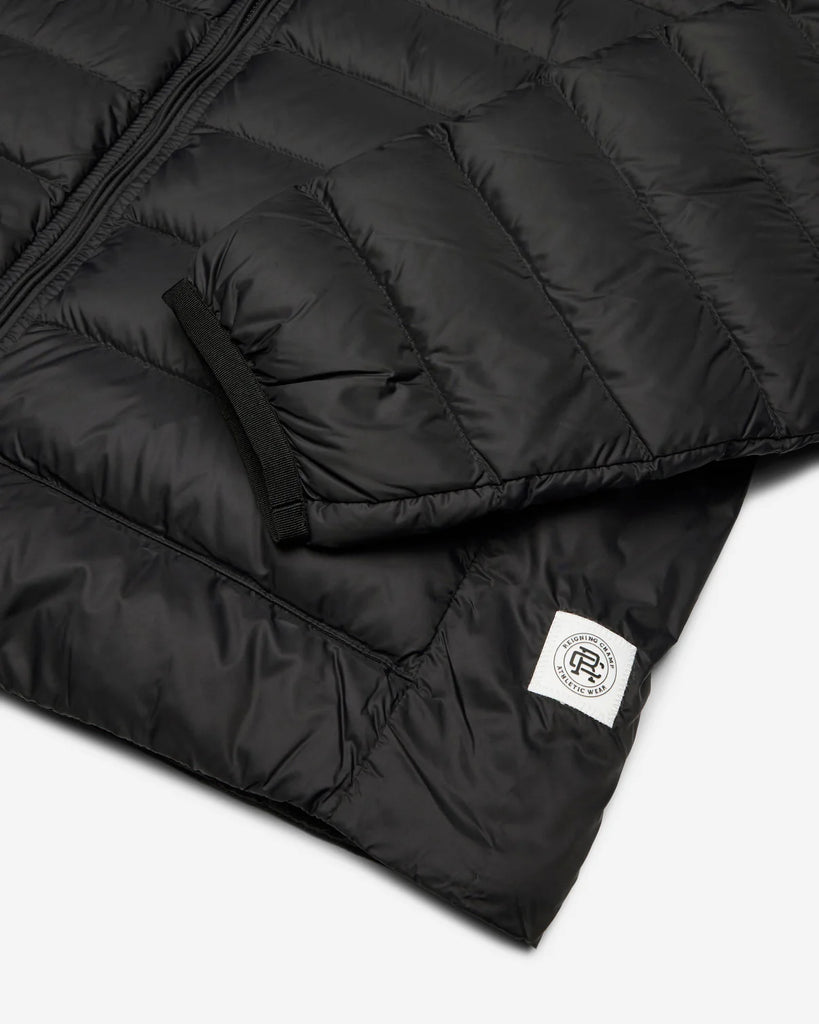 Reigning Champ Lightweight Taffeta Warm Up Jacket - Black