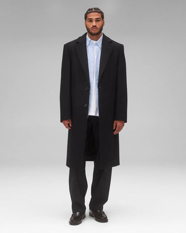 Reigning Champ Wool Cashmere Maestro Coat - Black