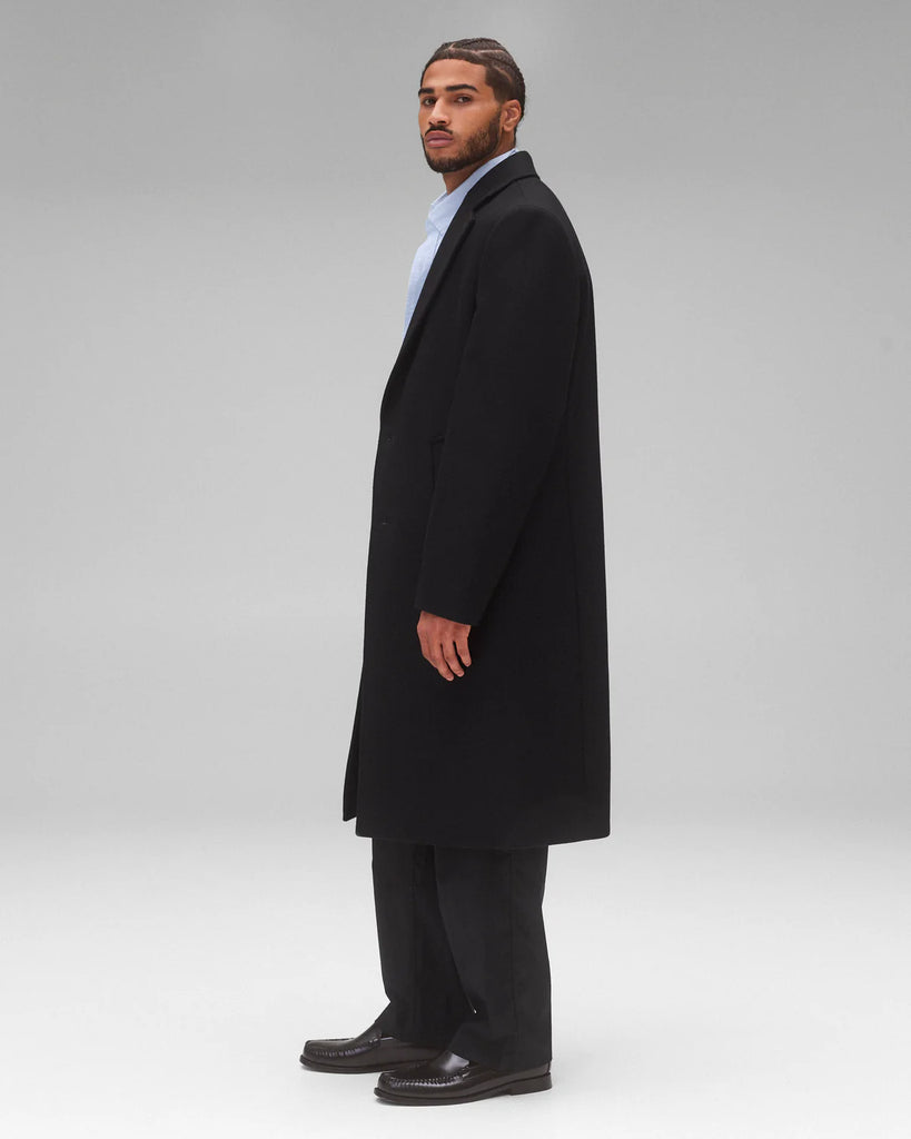 Reigning Champ Wool Cashmere Maestro Coat - Black