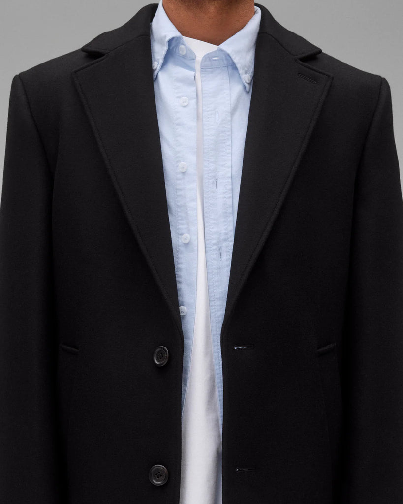 Reigning Champ Wool Cashmere Maestro Coat - Black