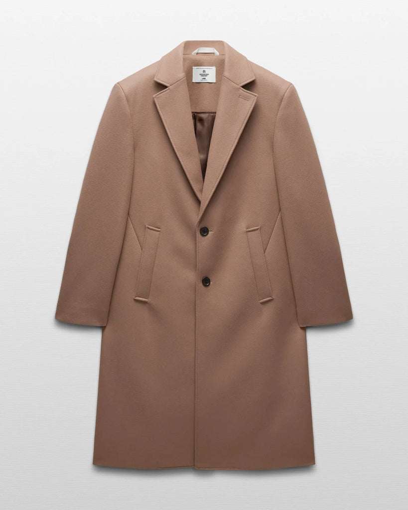 Reigning Champ Wool Cashmere Maestro Coat - Camel