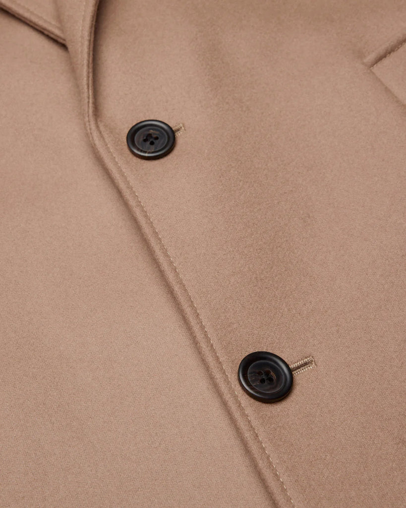 Reigning Champ Wool Cashmere Maestro Coat - Camel